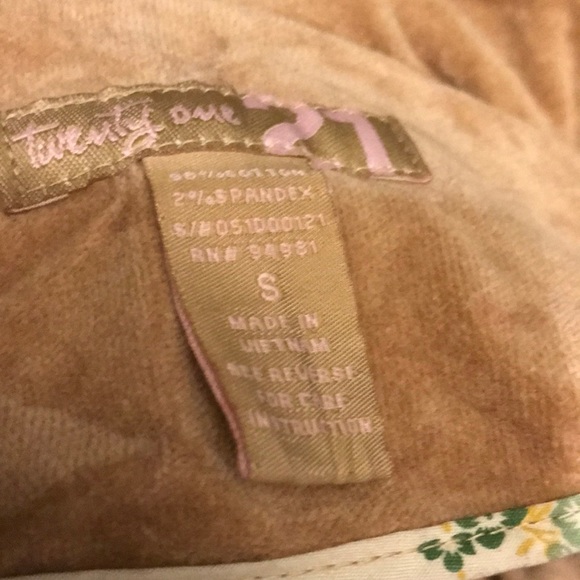 Twenty one tan corduroy blazer - Picture 4 of 4